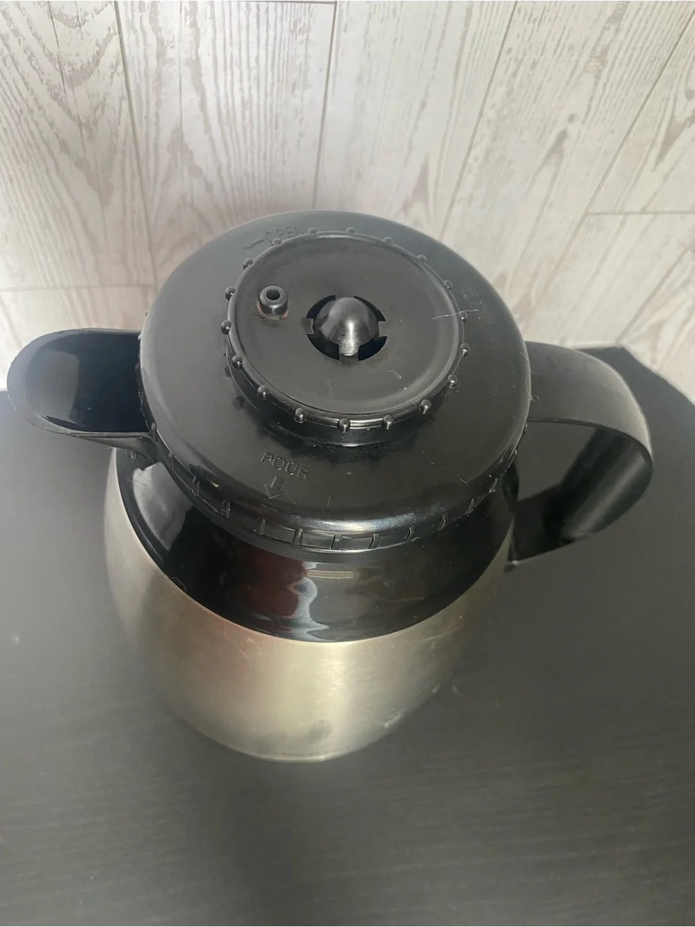 Cuisinart Stainless Steel Coffee Carafe with Black Lid and Handle